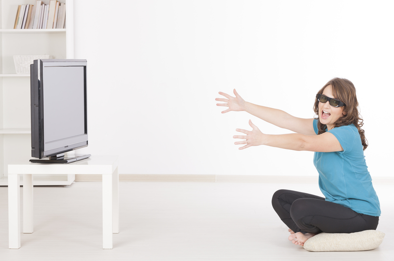 Illustration for article titled People Staring at Blank Television Screens